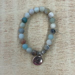 This is a meditation bracelet that relives stress and anxiety